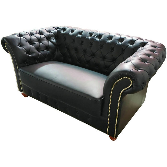 Black Leather Sofa