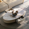 Gold Metal Coffee Table