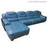 Blue Leather Sofa