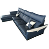 Leather Sofa with Chaise