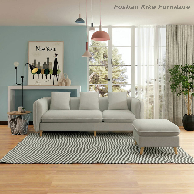 Contemporary Velvet Sofa