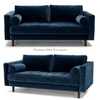 Blue Velvet Couch