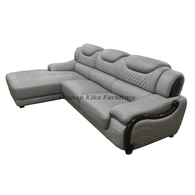 Aardrijkskunde Rationalisatie Fraude Gray Leather Sofa - Foshan Kika Furniture Co., Ltd.