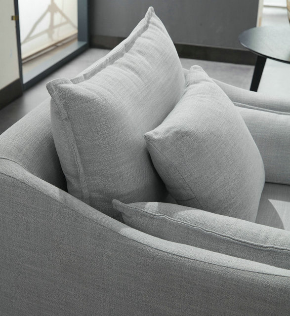 Grey Linen Couch