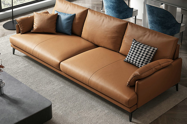 Custom Leather Sofa Couch Sectional Foshan Kika Furniture Co Ltd Custom Leather Sofa, Oliver Top Grain Leather Sectional Sofa