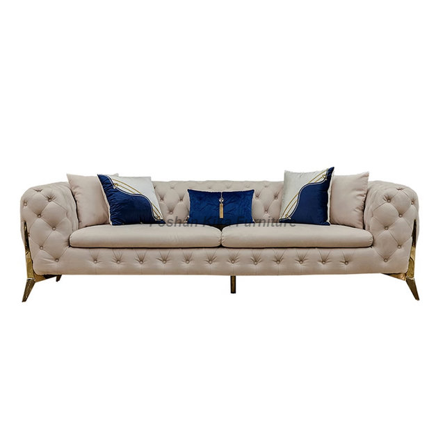 White Chesterfield Sofa