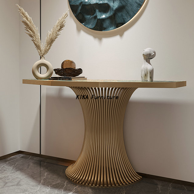 Golden Console Table