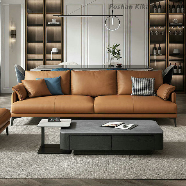 Light Tan Leather Couch Nappa, Brown Tan Leather Sofa